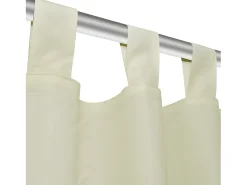 2 cortinas micro-satinadas con trabillas 140 x 245 cm ES974306
