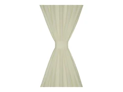 2 cortinas micro-satinadas con trabillas 140 x 245 cm ES974306