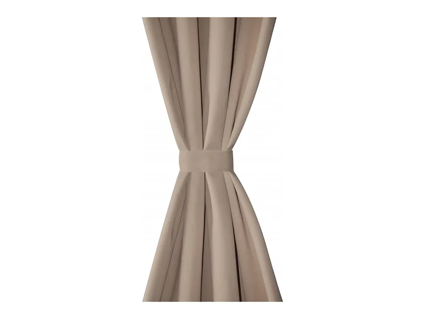 2 cortinas oscurecedoras con anillas blanco crema blackout 135x245cm ES754878