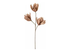 3 flores en rama sintética rosa 94x41x12 cm