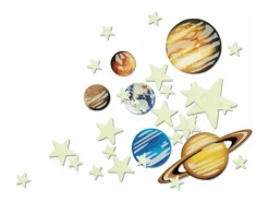 9 planetas y 100 estrellas 4M fosforescente