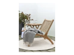 Afombra redonda de plástico 100% reciclado Ø 180 cm