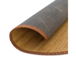 Alfombra 180 cm bambú marrón