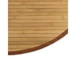 Alfombra 180 cm bambú marrón