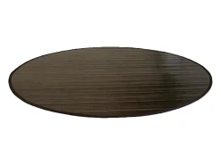 Alfombra 150 cm bambú marrón oscuro