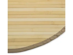 Alfombra 120 cm Bambú Natural Claro