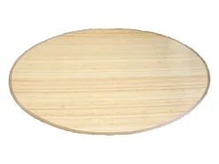 Alfombra 90 cm bambú natural claro