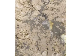 Alfombra abstracta - 200x290cm - dorado, gris, beige - Aurora Galaxy