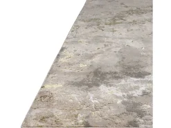 Alfombra abstracta - 120x170cm - dorado, gris, beige - Aurora Galaxy