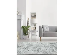 Alfombra abstracta - 200x290cm - gris, blanco, - Orion Abstract Silver
