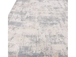 Alfombra abstracta - 160x240cm - azul, crema - Seville Zafra