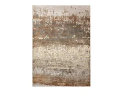 Alfombra abstracta - 200x290cm - dorado, marrón, beige - Aurora Dune