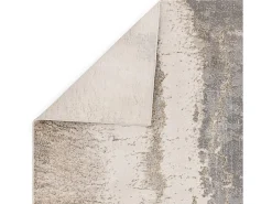 Alfombra abstracta - 200x290cm - oro, gris, beige - Aurora Cliff