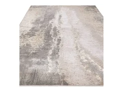 Alfombra abstracta - 200x290cm - oro, gris, beige - Aurora Cliff