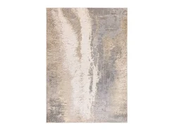 Alfombra abstracta - 200x290cm - oro, gris, beige - Aurora Cliff