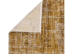 Alfombra abstracta - 160x230cm - oro - Kuza Abstract