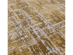 Alfombra abstracta - 120x170cm - oro - Kuza Abstract