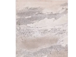 Alfombra abstracta - 160x230cm - plata, crema, gris - Aurora Cloud