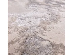 Alfombra abstracta - 160x230cm - plata, crema, gris - Aurora Cloud