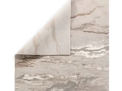 Alfombra abstracta - 200x290cm - oro, gris, beige - Aurora Linea