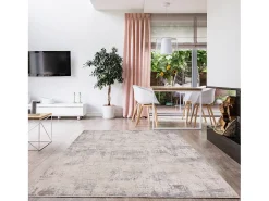 Alfombra abstracta - 160x240cm - beige, crema - Seville Ribera