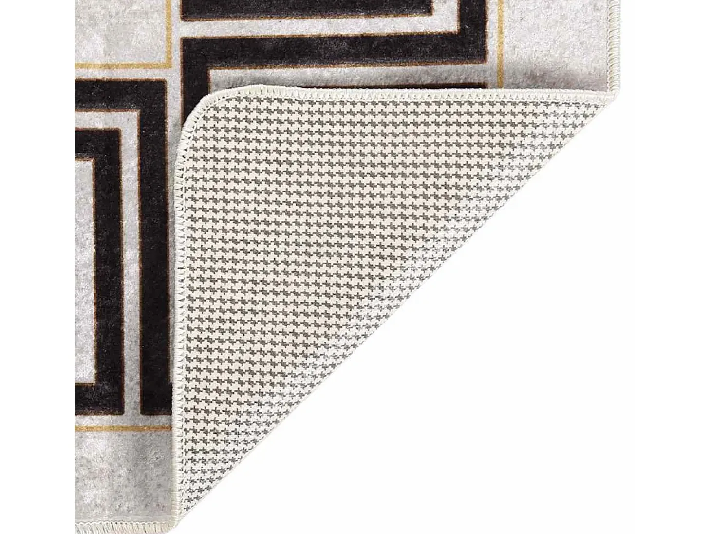 Alfombra antideslizante lavable 120x180 cm beige claro