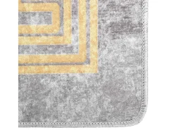 Alfombra antideslizante lavable 80x150 cm Gris