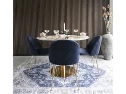 Alfombra azul 160 x 230 cm