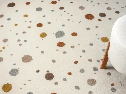 Alfombra Beat Kids Moderna Bebé Niña Niño - Crema - 200x280 cm