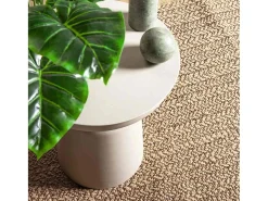 Alfombra beige ZIZUR 140x200 cm efecto yute para interior y exterior