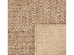 Alfombra beige ZIZUR 60x110 cm efecto yute interior exterior