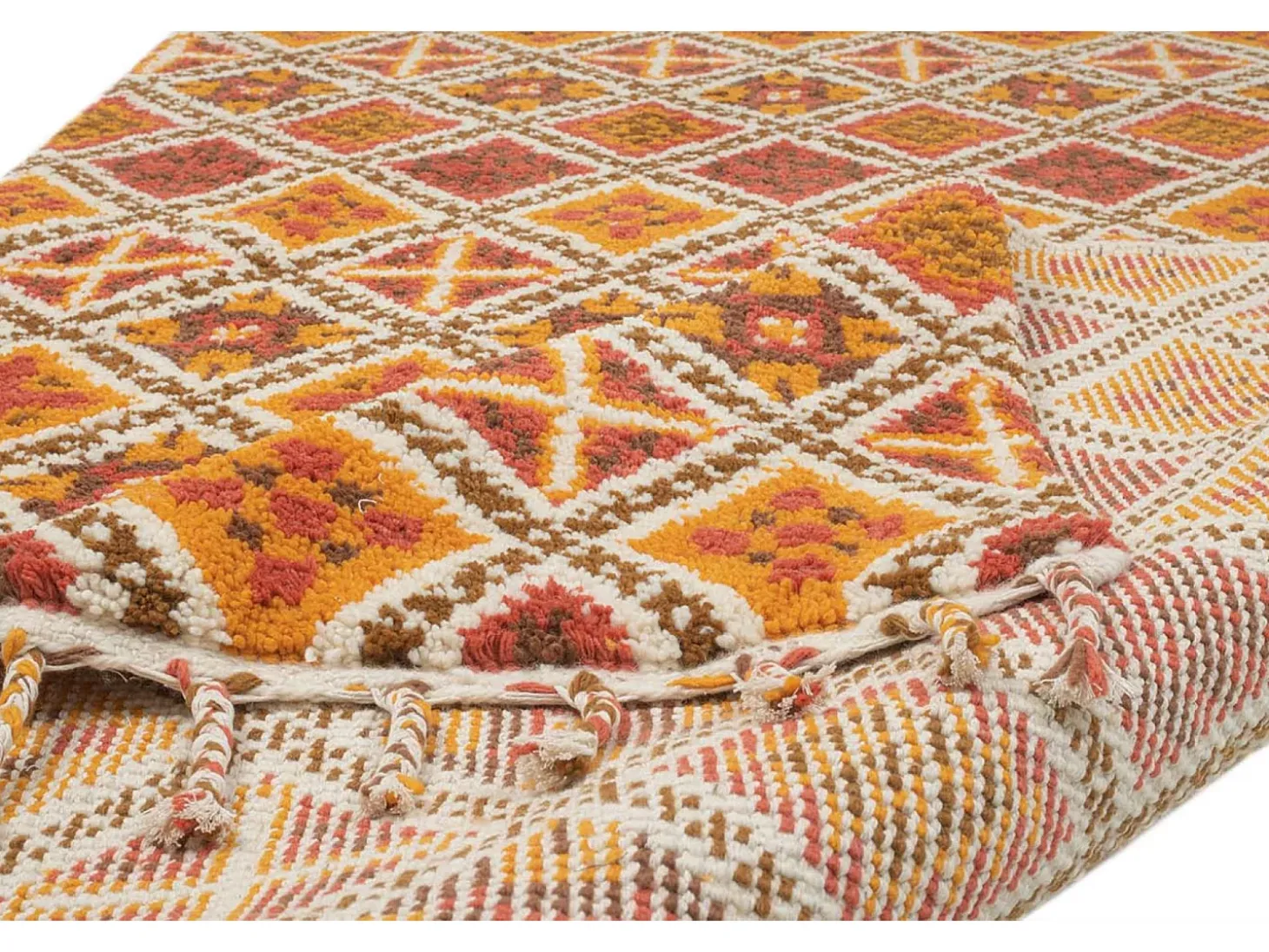 Alfombra bereber Marmoucha tejida a mano 170x240 cm Terracota Marmoucha
