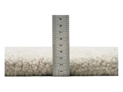 Alfombra bereber tejida a mano con lana 70x140 cm Arena Maloronga