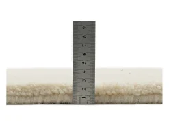 Alfombra bereber tejida a mano con lana 120x180 cm Blanco Imaba Super