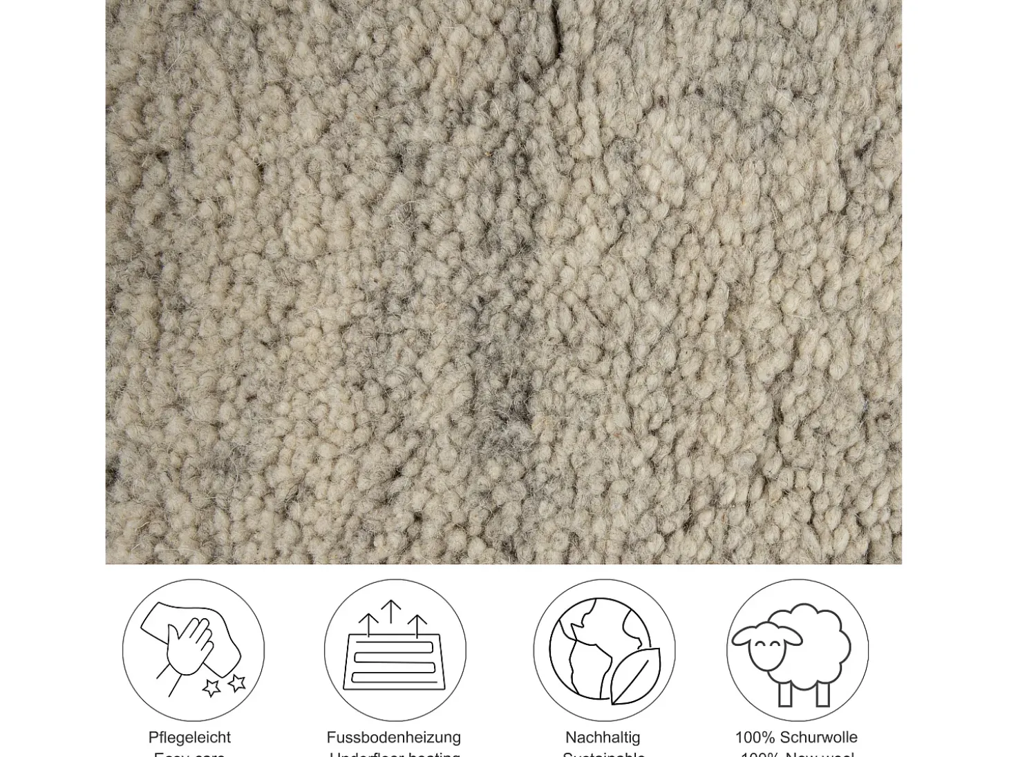 Alfombra bereber tejida a mano con lana 60x90 cm Arena Taza Royal