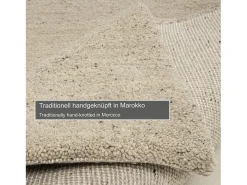Alfombra bereber tejida a mano con lana 70x620 cm Arena Taza Royal