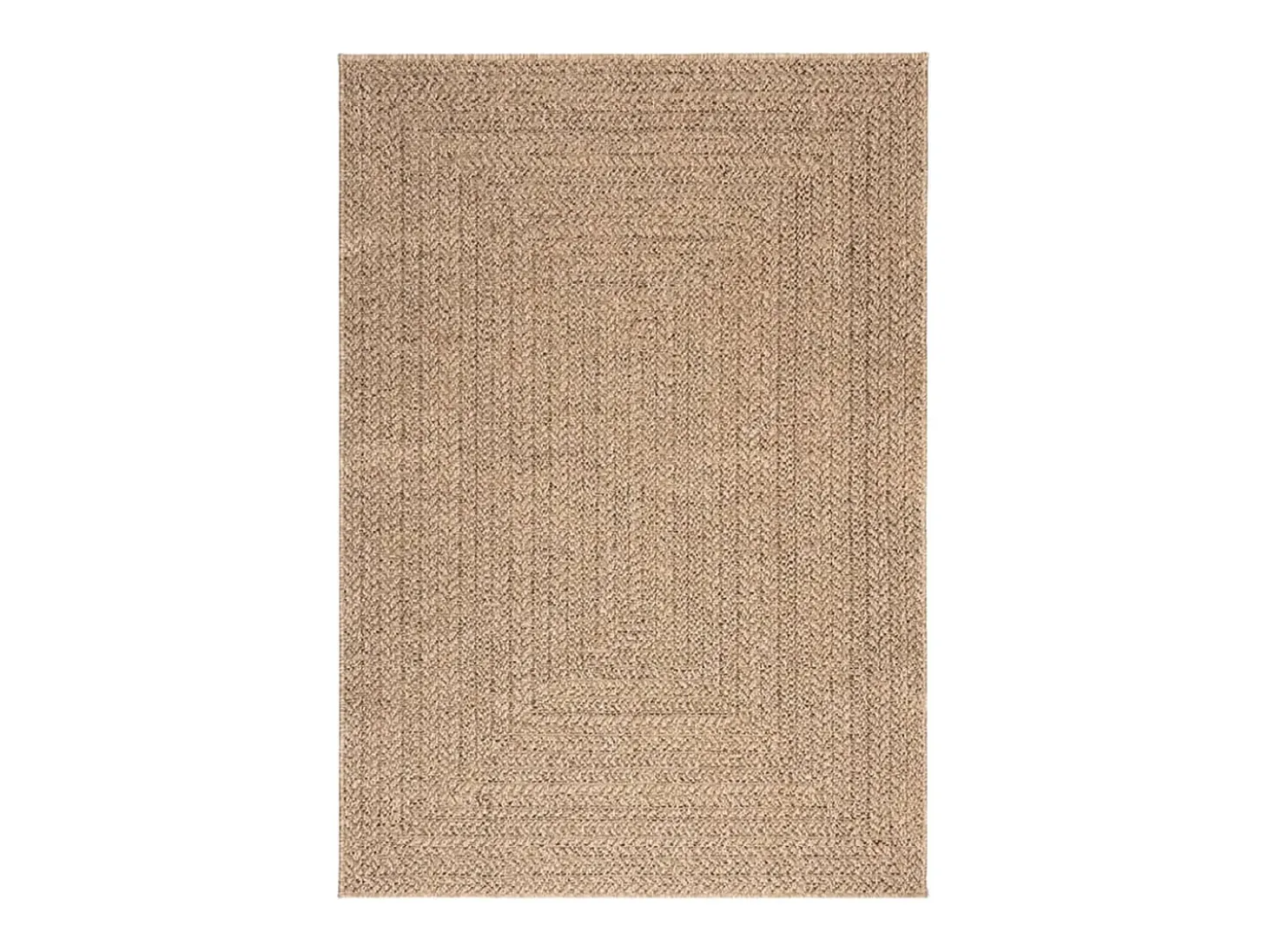 Alfombra con aspecto de yute interior y exterior 120x170 cm