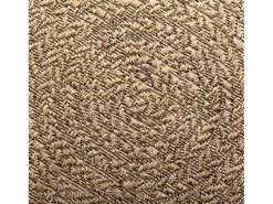 Alfombra con aspecto de yute interior y exterior 90 cm