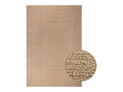 Alfombra con aspecto de yute interior y exterior 200x290 cm