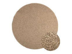Alfombra con aspecto de yute interior y exterior 160 cm