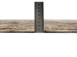 Alfombra con bordes de estilo oriental 60x130 cm Beige multi Beatrice