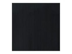 Alfombra cuadrada bambú negro 100x100 cm