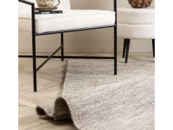 Alfombra Cyrus 250x80 cm lana beige.