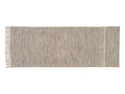 Alfombra Cyrus 250x80 cm lana beige.