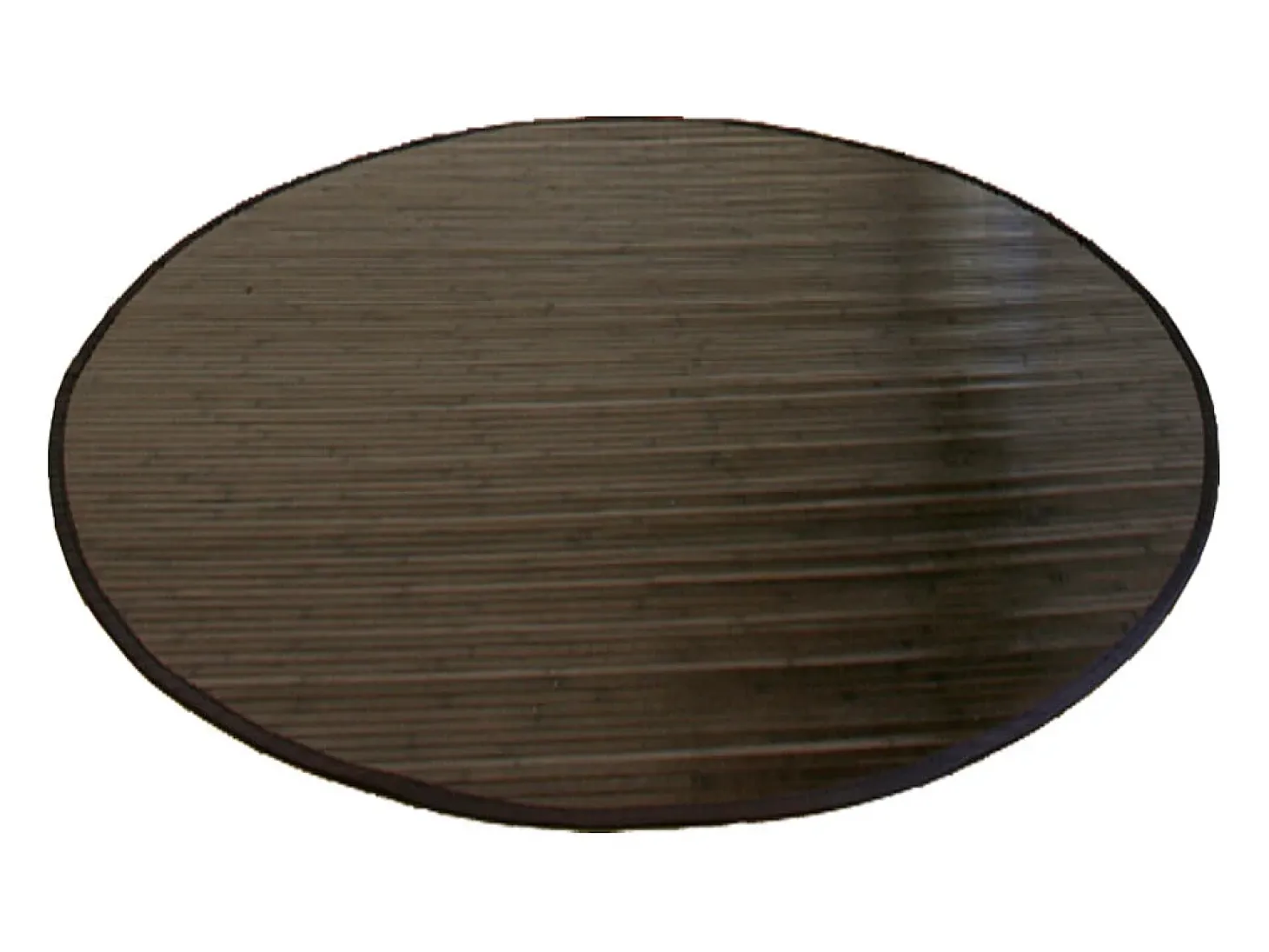 Alfombra de bambú 90 cm Marrón