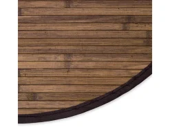 Alfombra de bambú 90 cm Marrón