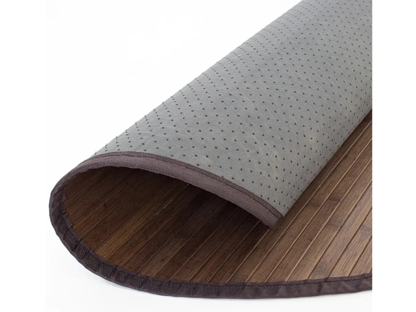 Alfombra de bambú 90 cm Marrón