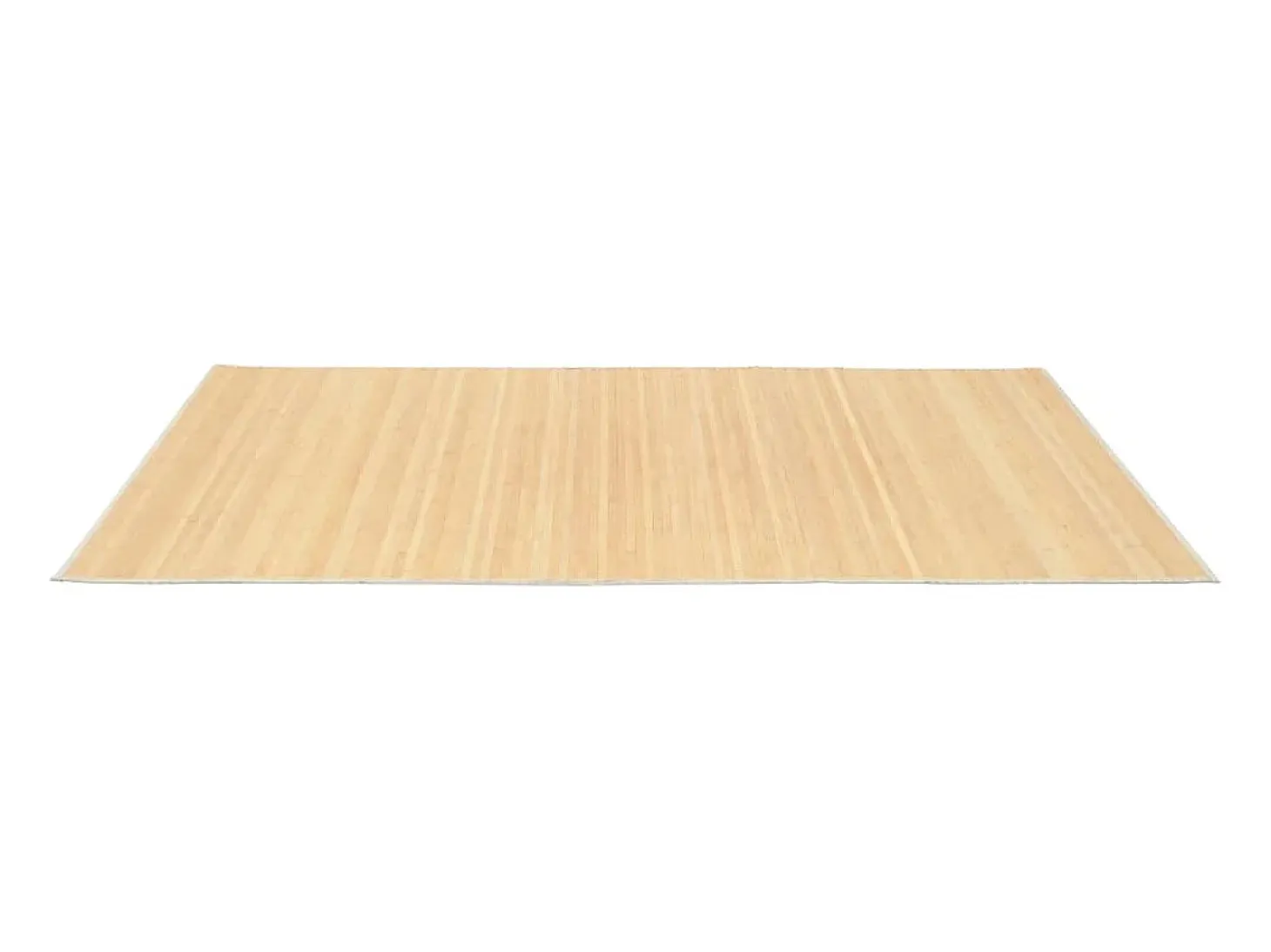 Alfombra de bambú color natural 100x160 cm