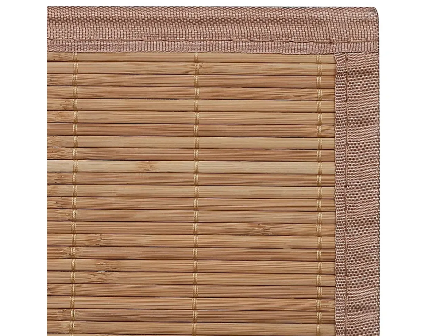 Alfombra de bambú color natural 160x230 cm