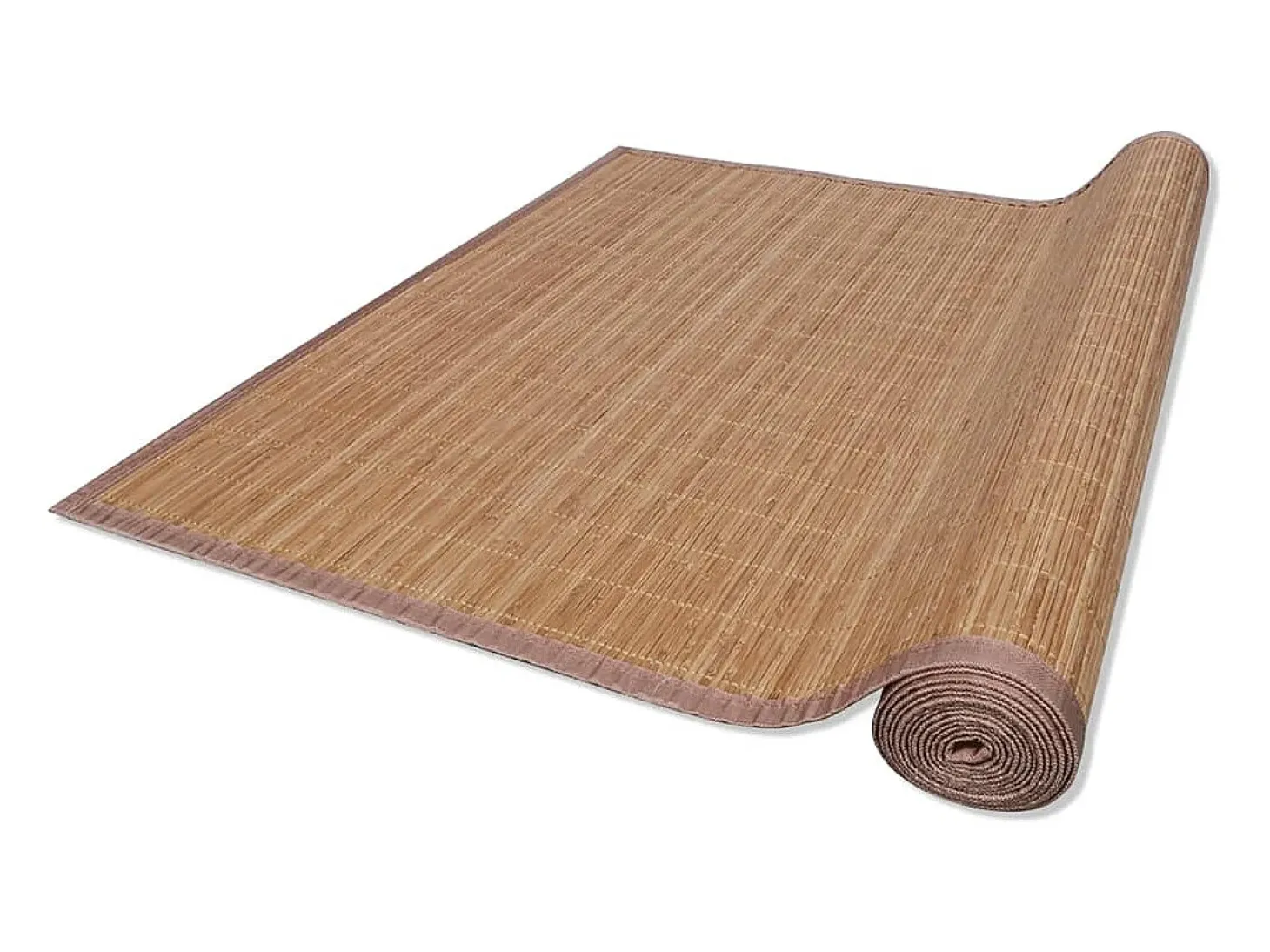 Alfombra de bambú color natural 160x230 cm